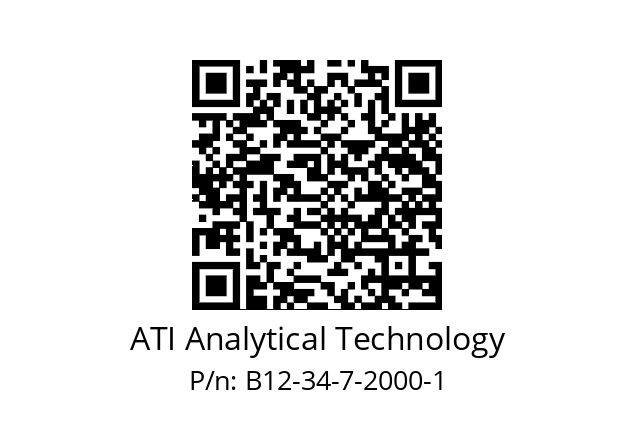   ATI Analytical Technology B12-34-7-2000-1