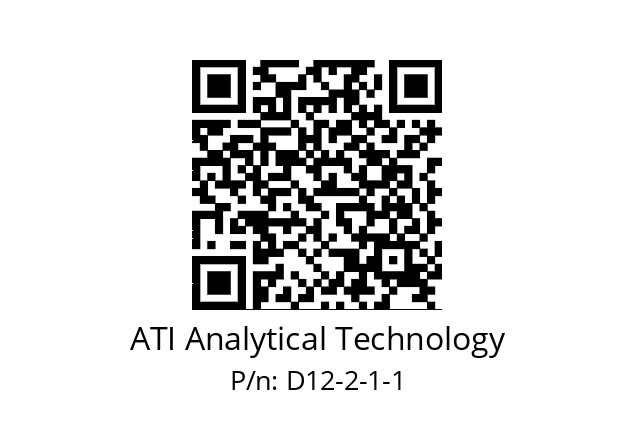   ATI Analytical Technology D12-2-1-1