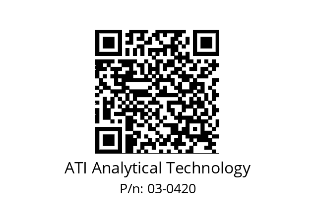   ATI Analytical Technology 03-0420