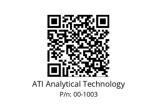   ATI Analytical Technology 00-1003