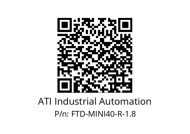   ATI Industrial Automation FTD-MINI40-R-1.8