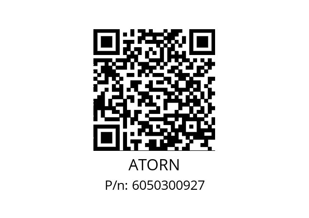   ATORN 6050300927