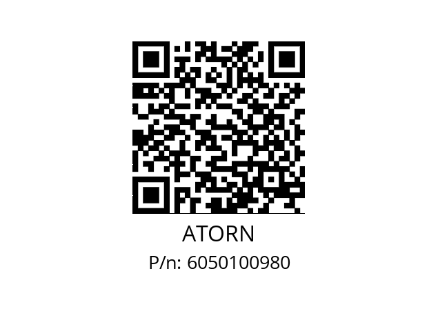   ATORN 6050100980