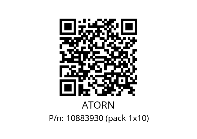   ATORN 10883930 (pack 1x10)