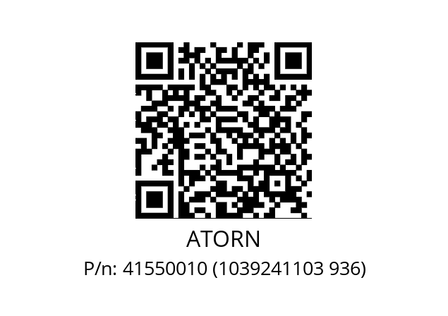   ATORN 41550010 (1039241103 936)