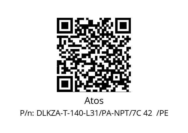   Atos DLKZA-T-140-L31/PA-NPT/7C 42  /PE