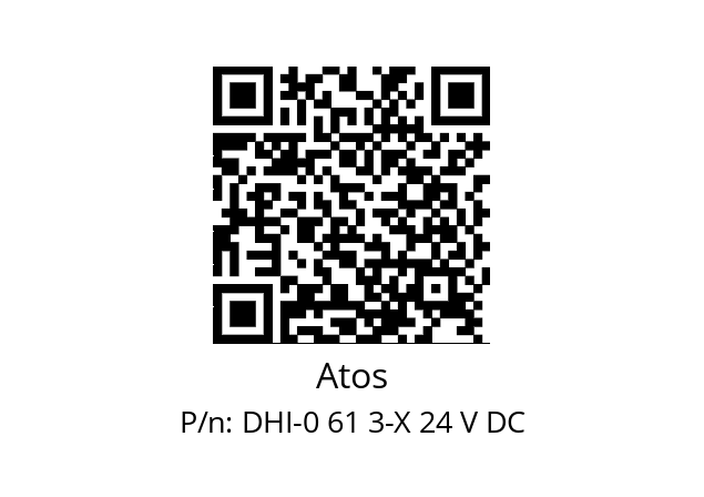   Atos DHI-0 61 3-X 24 V DC