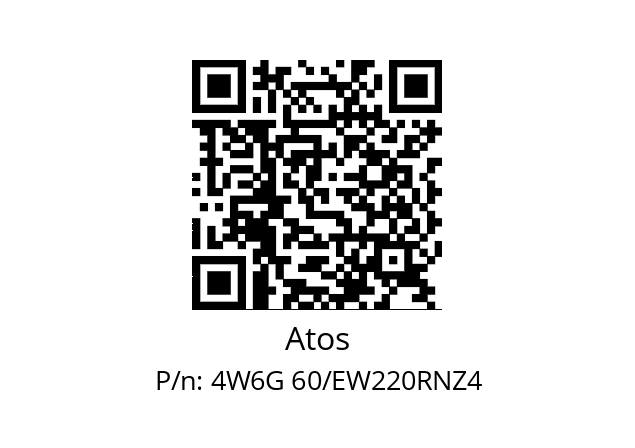   Atos 4W6G 60/EW220RNZ4