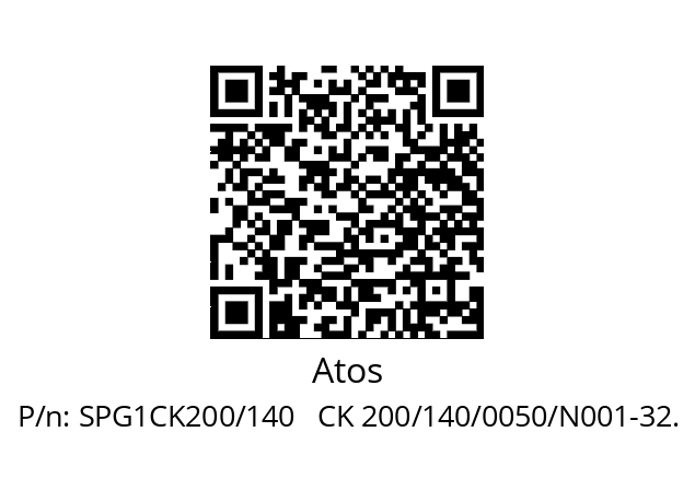   Atos SPG1CK200/140   CK 200/140/0050/N001-32.