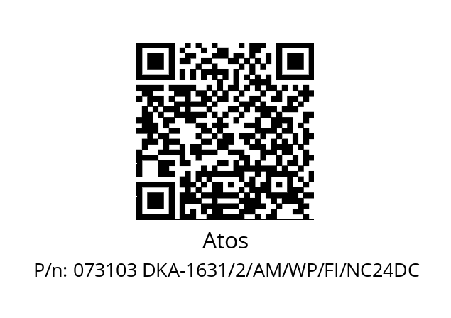   Atos 073103 DKA-1631/2/AM/WP/FI/NC24DC