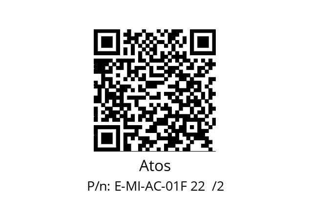   Atos E-MI-AC-01F 22  /2