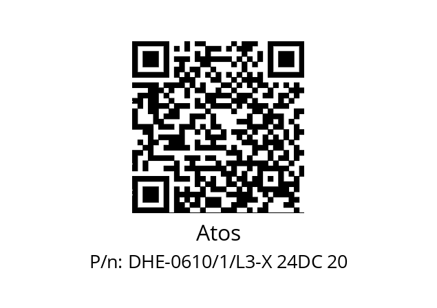   Atos DHE-0610/1/L3-X 24DC 20