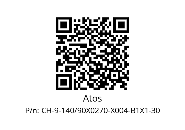   Atos CH-9-140/90X0270-X004-B1X1-30