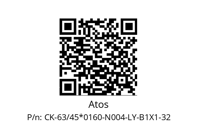   Atos CK-63/45*0160-N004-LY-B1X1-32