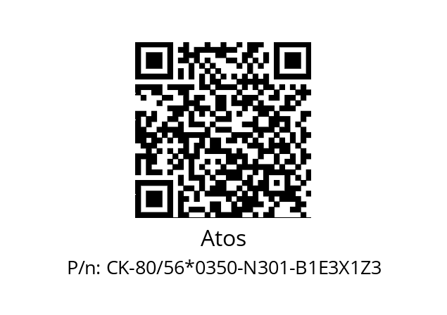   Atos CK-80/56*0350-N301-B1E3X1Z3