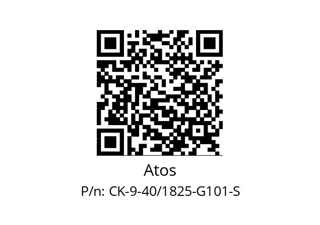   Atos CK-9-40/1825-G101-S