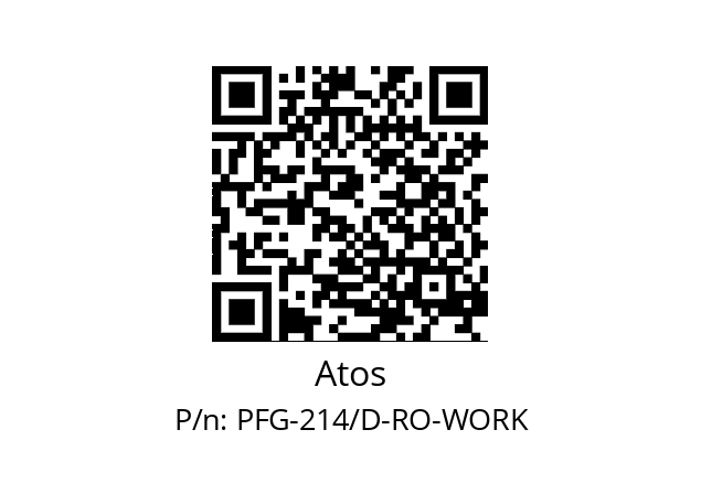   Atos PFG-214/D-RO-WORK