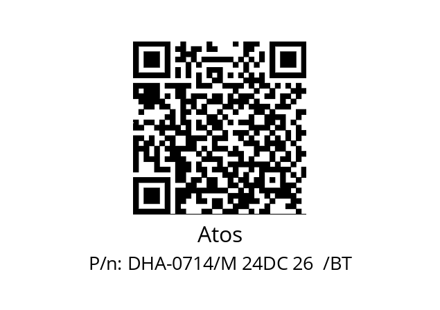   Atos DHA-0714/M 24DC 26  /BT