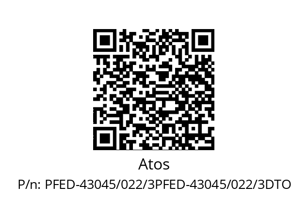   Atos PFED-43045/022/3PFED-43045/022/3DTO