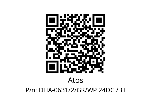   Atos DHA-0631/2/GK/WP 24DC /BT