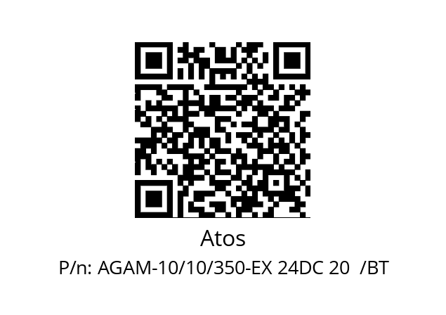   Atos AGAM-10/10/350-EX 24DC 20  /BT