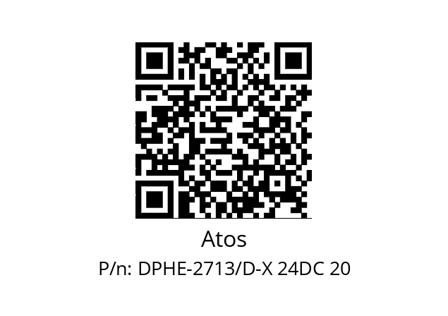   Atos DPHE-2713/D-X 24DC 20