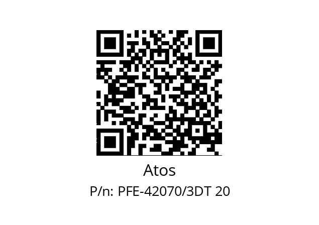   Atos PFE-42070/3DT 20