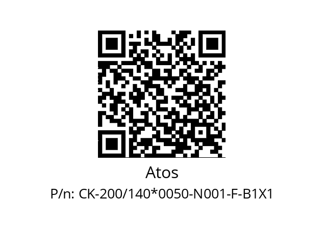   Atos CK-200/140*0050-N001-F-B1X1