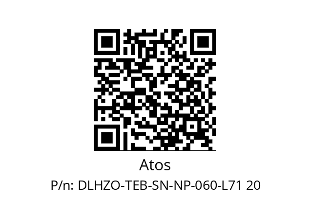   Atos DLHZO-TEB-SN-NP-060-L71 20