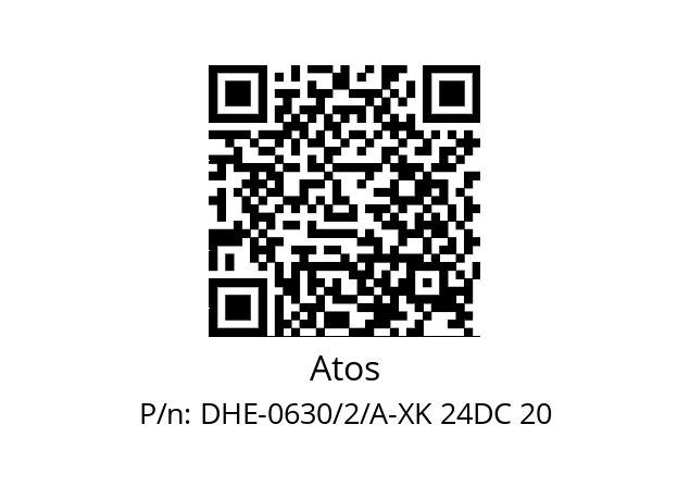   Atos DHE-0630/2/A-XK 24DC 20