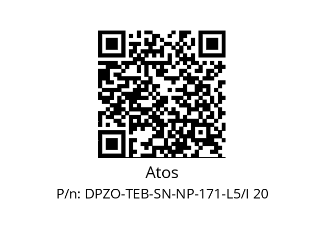   Atos DPZO-TEB-SN-NP-171-L5/I 20