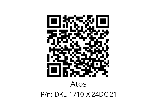   Atos DKE-1710-X 24DC 21