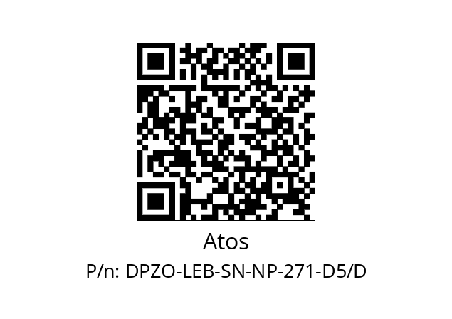   Atos DPZO-LEB-SN-NP-271-D5/D