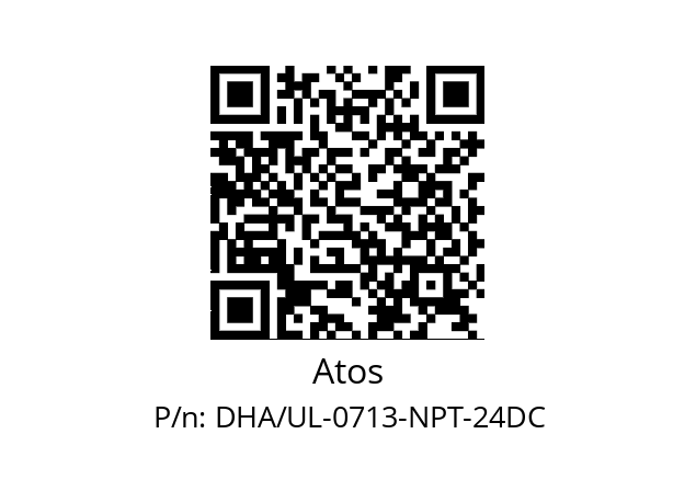   Atos DHA/UL-0713-NPT-24DC