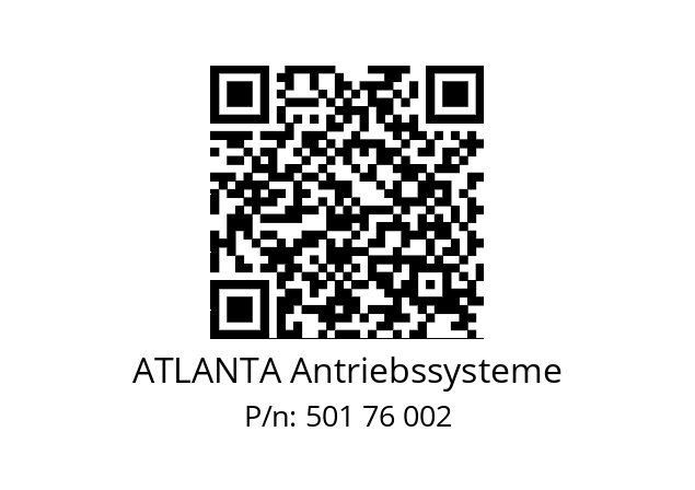   ATLANTA Antriebssysteme 501 76 002