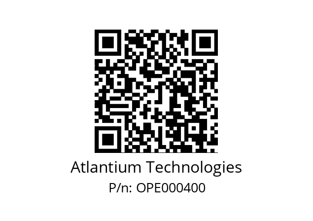   Atlantium Technologies OPE000400