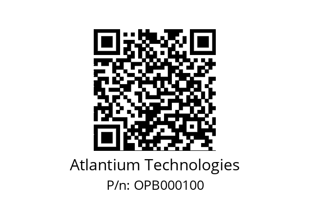   Atlantium Technologies OPB000100