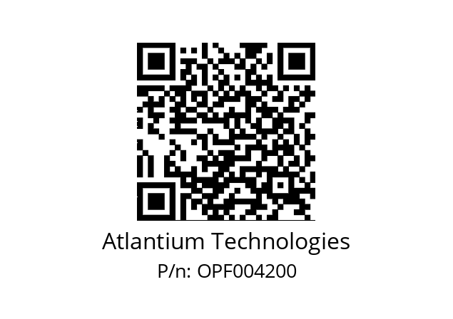   Atlantium Technologies OPF004200