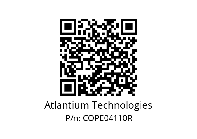   Atlantium Technologies COPE04110R