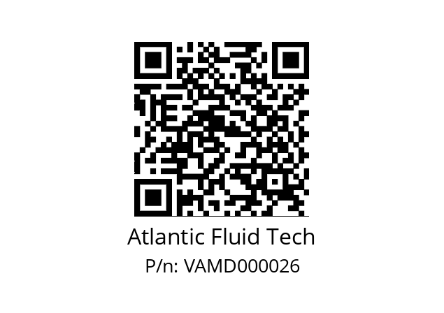   Atlantic Fluid Tech VAMD000026