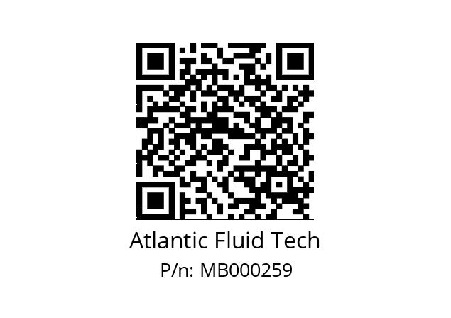   Atlantic Fluid Tech MB000259