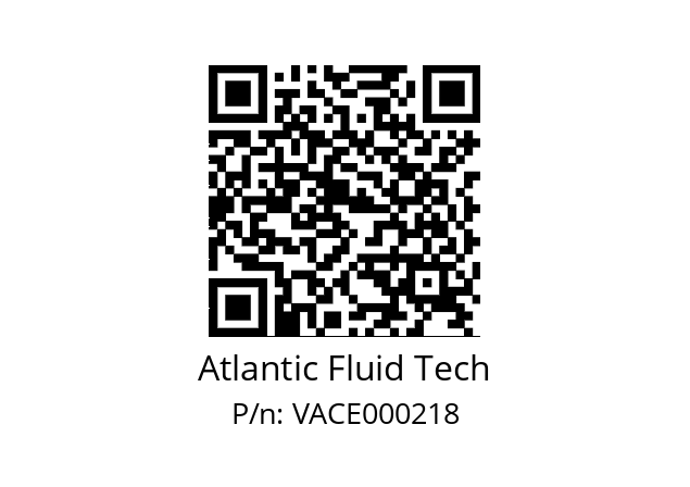   Atlantic Fluid Tech VACE000218