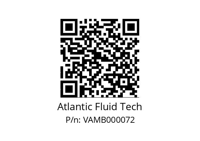   Atlantic Fluid Tech VAMB000072