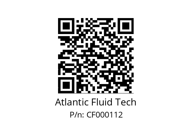   Atlantic Fluid Tech CF000112