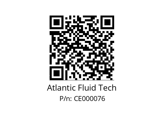   Atlantic Fluid Tech CE000076