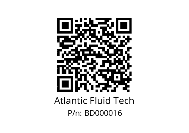   Atlantic Fluid Tech BD000016