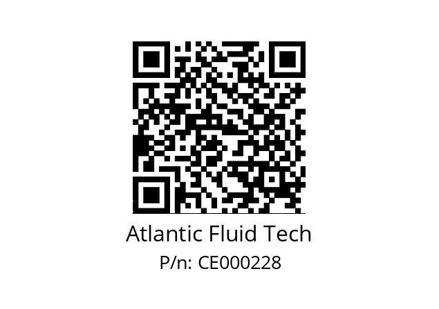   Atlantic Fluid Tech CE000228