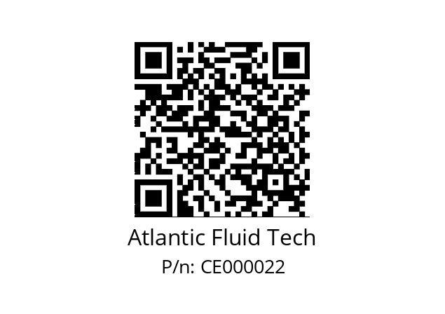   Atlantic Fluid Tech CE000022