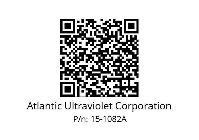   Atlantic Ultraviolet Corporation 15-1082A