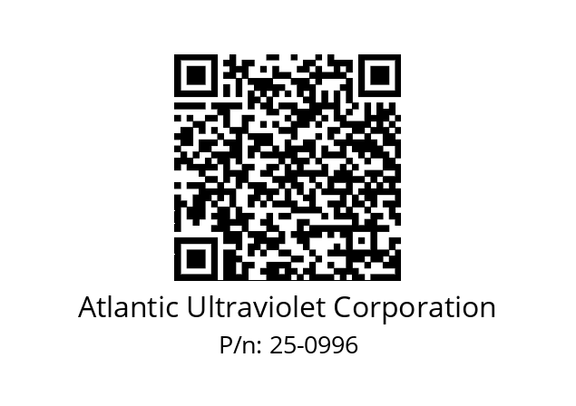   Atlantic Ultraviolet Corporation 25-0996